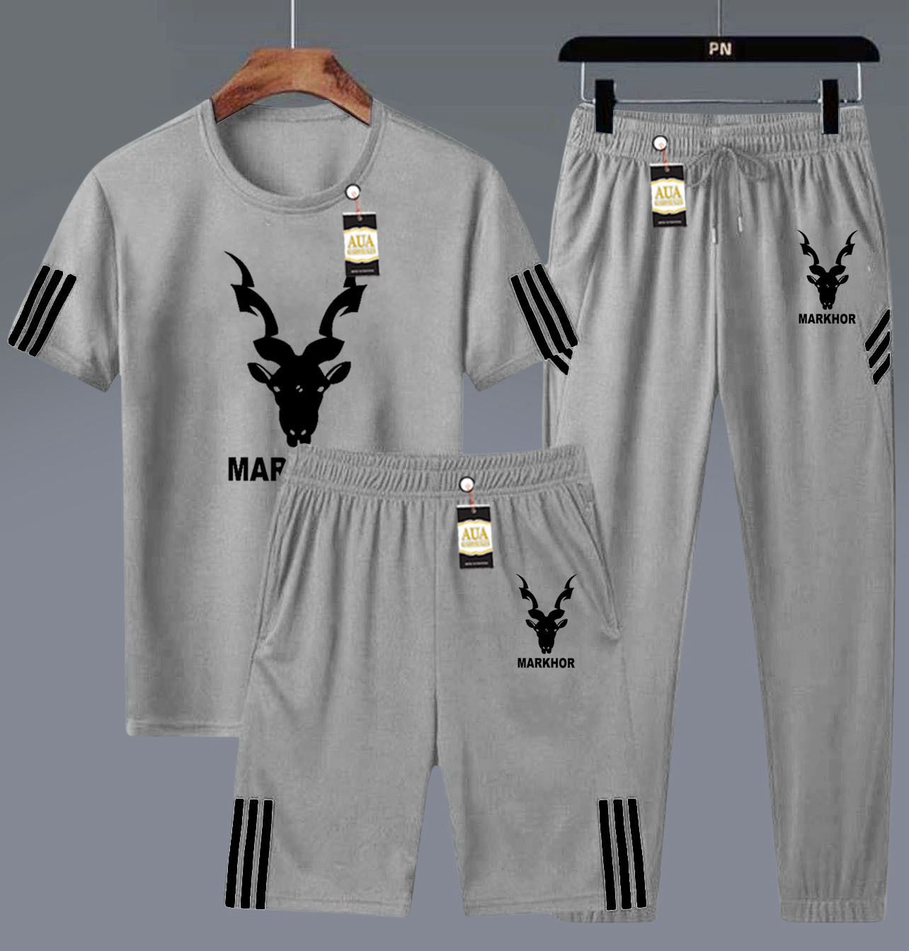 Markhor Edition Premium Athleisure Set – 3-Piece Performance Collection