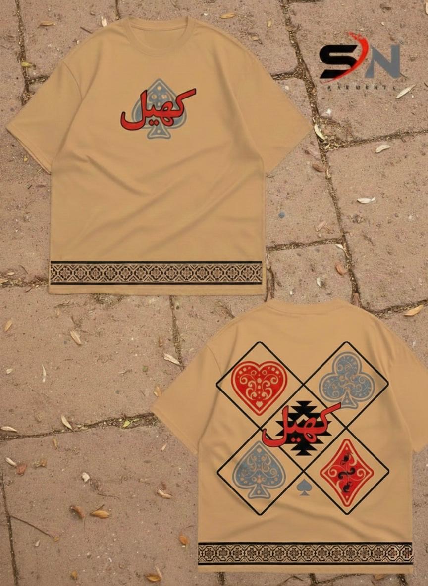 Khel Printed Drop Shoulder CH-05
