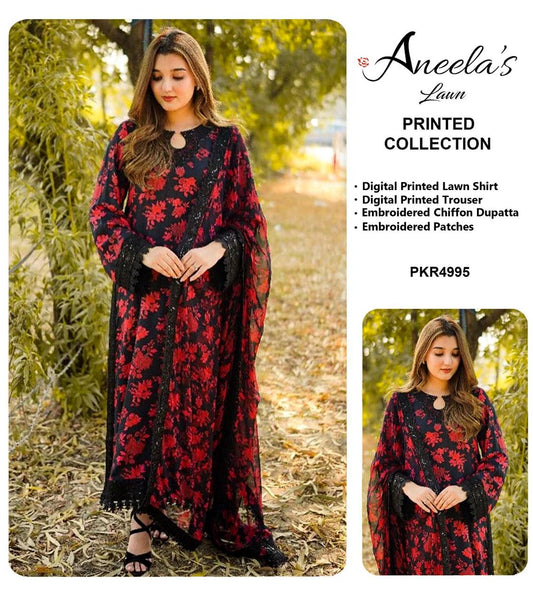 PRINTED LAWN SUIT