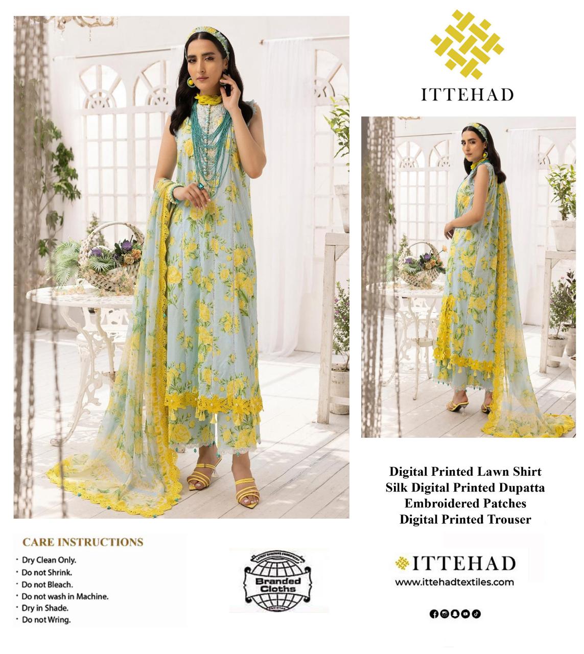 PRINTED LAWN SUIT