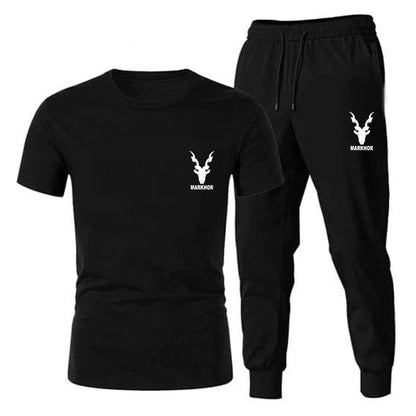 Men’s Premium Quarter-Zip Tracksuit – Performance Polo & Pintuck Tapered Trouser Set