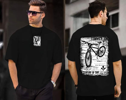 Convict 100 "Century of Dirt" Oversized Graphic T-Shirt - MTB Inspired Streetwear