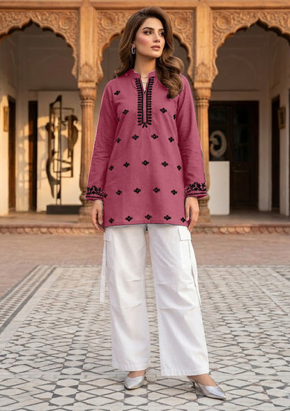 Product Title: The "Zuna" Embroidered Linen Tunic Collection