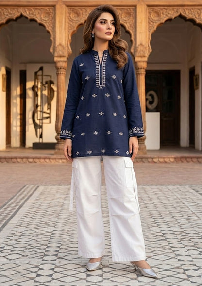 Product Title: The "Zuna" Embroidered Linen Tunic Collection