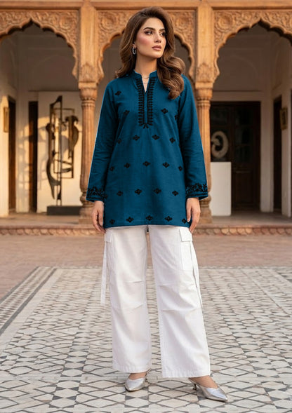 Product Title: The "Zuna" Embroidered Linen Tunic Collection